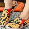 Shoes zolucky | Casual Halloween Canvas Shoes Yellow