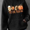 Topshot zolucky | Thanksgiving Day Loose Casual Halloween H-Line Hoodie