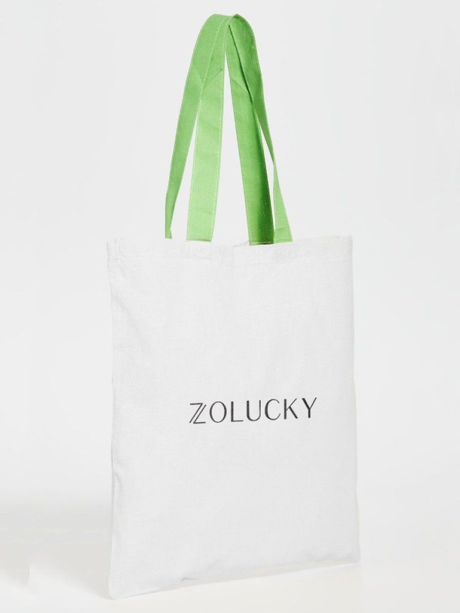 Accessories zolucky | Zolucky Shopping Canvas Bag Green