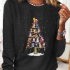 Topshot zolucky | Christmas Tree Printed Casual T-Shirt Xmas T-Shirt