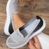 Shoes zolucky | All Season Mesh Fabric Casual Christmas Shallow Shoes Light Gray