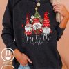 Topshot zolucky | Loose Crew Neck Casual Santa Claus Sweatshirt