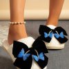 Shoes zolucky | Casual Butterfly Bowknot Fleece Toe-Covered Slippers