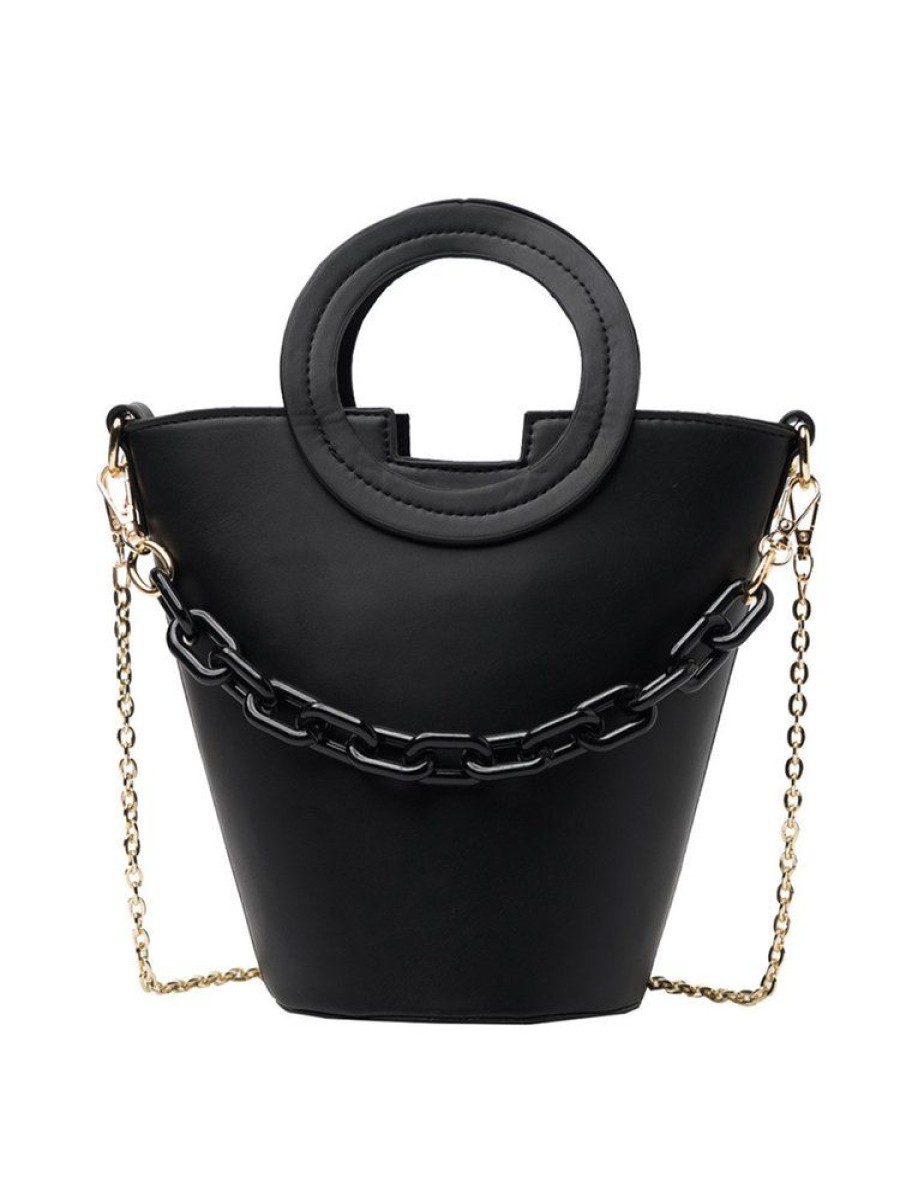 Accessories zolucky | Fashion Ring Handbag Chain Crossbody Bucket Bag