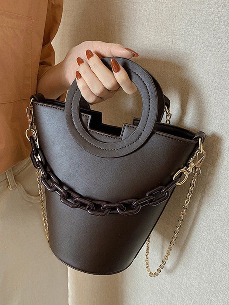 Accessories zolucky | Fashion Ring Handbag Chain Crossbody Bucket Bag