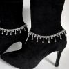 Accessories zolucky | Single Rhinestone Tassel Boot Decoration Shoe Accessory As Picture