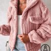 Outerwearshot zolucky | Casual Fluff/Granular Fleece Fabric Teddy Jacket