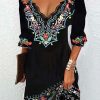 Dresses zolucky | Lace Cold Shoulder Casual Dress Black