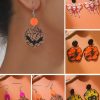 Accessories zolucky | Halloween Spider Web Butterfly Dangle Earrings