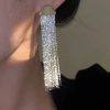 Accessories zolucky | Women Minimalist Tassel Earrings Silver