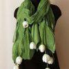 Accessories zolucky | Caasual Warm Winter Vintage Scarf Green