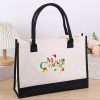 Accessories zolucky | Christmas Large Capacity Casual Canvas Tote Bag