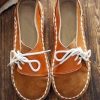 Shoes zolucky | Casual Vintage Round Toe All Season Flat