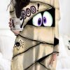 Dresses zolucky | Loose Casual Pocket Stitching Halloween Dress As Picture