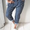 Bottoms zolucky | Casual Solid Jeans With Pockets