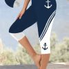 Bottoms zolucky | Anchor Tight Knitted Casual Leggings