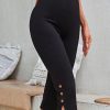 Bottoms zolucky | Casual Buttoned Leggings