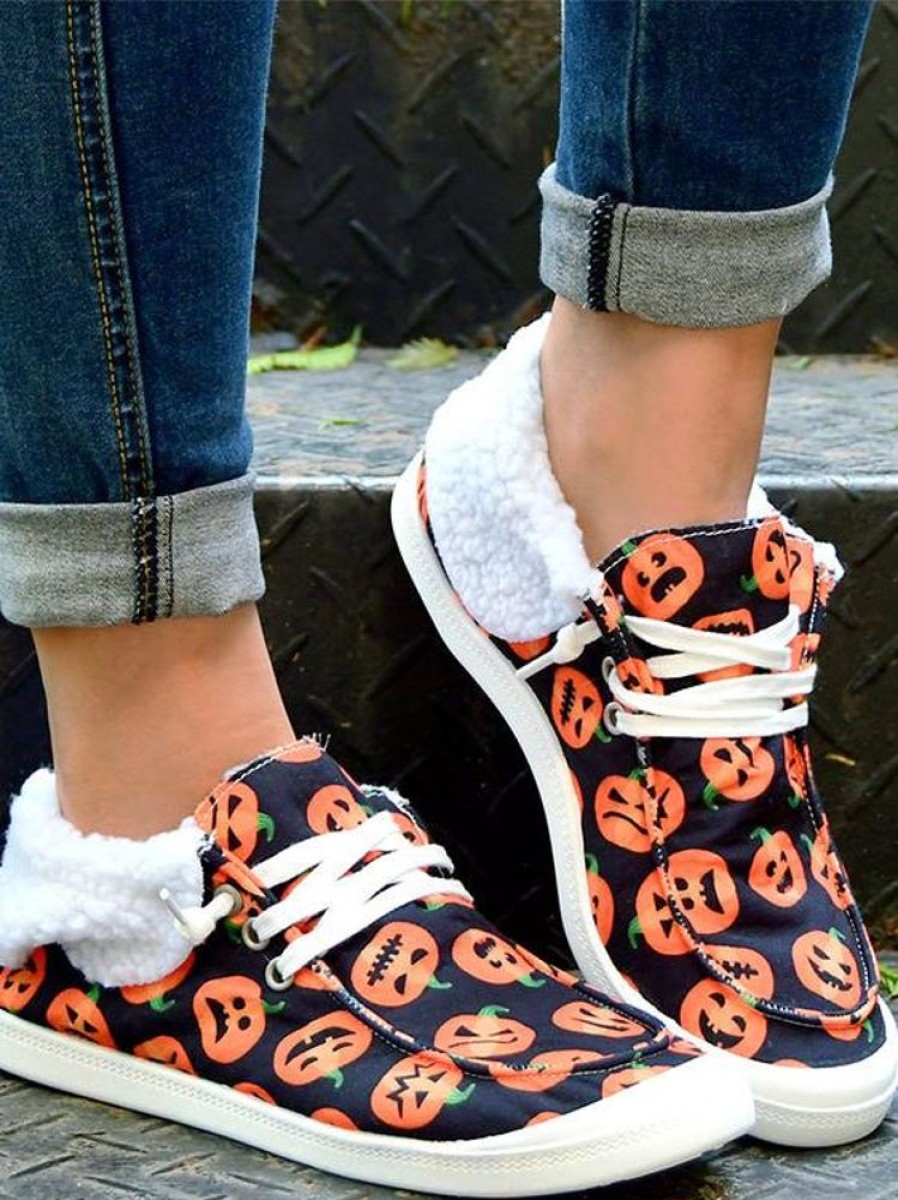 Shoes zolucky | Halloween Casual Shoes